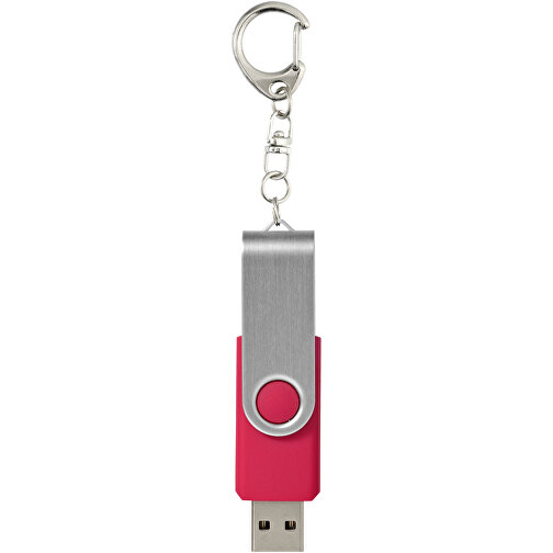 Rotate Mit Schlüsselanhänger USB-Stick , magenta MB , 65 GB , Kunststoff, Aluminium MB , 5,80cm x 1,90cm x 1,00cm (Länge x Höhe x Breite), Bild 3