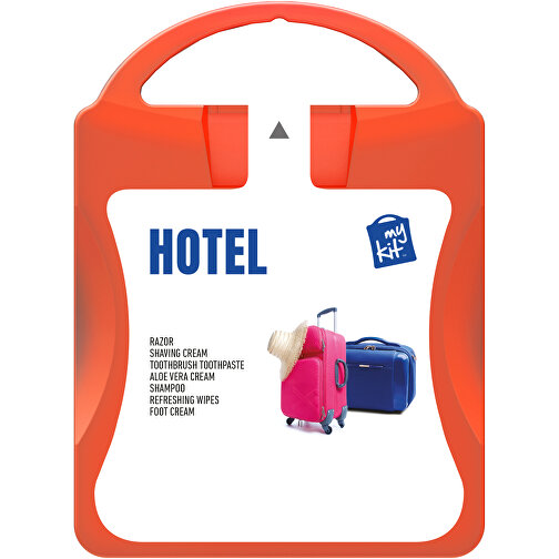 MyKit Hotel , rot, PP Kunststoff, 10,00cm x 13,40cm x 3,00cm (Länge x Höhe x Breite), Bild 2