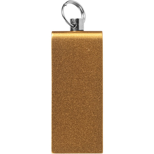 Mini Rotate USB-Stick , gold MB , 65 GB , Aluminium MB , 3,30cm x 1,60cm x 0,60cm (Länge x Höhe x Breite), Bild 4