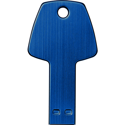 USB-Stick Schlüssel , hellblau MB , 65 GB , Aluminium MB , 5,70cm x 3,20cm x 0,30cm (Länge x Höhe x Breite), Bild 5