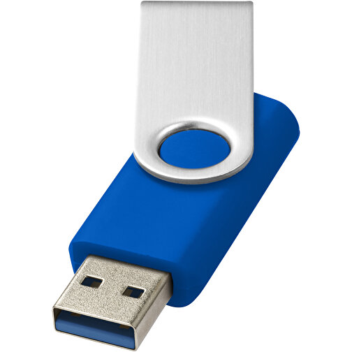 Rotate-basic USB-Stick 3.0 , mittelblau MB , 32 GB , Kunststoff, Aluminium MB , 5,80cm x 1,90cm x 1,00cm (Länge x Höhe x Breite), Bild 1