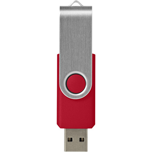 Rotate-basic USB-Stick 3.0 , mittelrot MB , 65 GB , Kunststoff, Aluminium MB , 5,80cm x 1,90cm x 1,00cm (Länge x Höhe x Breite), Bild 3