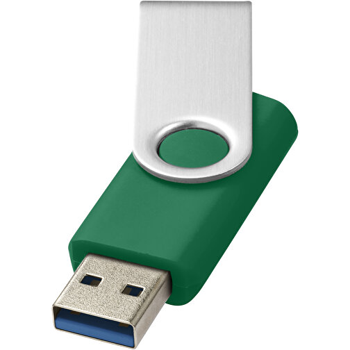 Rotate-basic USB-Stick 3.0 , grün MB , 128 GB , Kunststoff, Aluminium MB , 5,80cm x 1,90cm x 1,00cm (Länge x Höhe x Breite), Bild 1