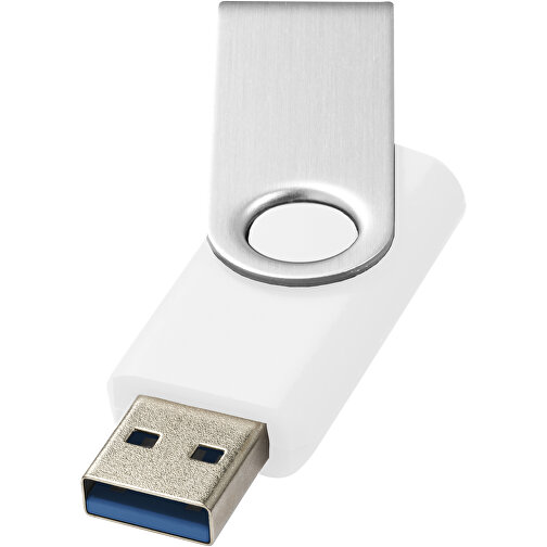 Rotate-basic USB-Stick 3.0 , weiss MB , 16 GB , Kunststoff, Aluminium MB , 5,80cm x 1,90cm x 1,00cm (Länge x Höhe x Breite), Bild 1