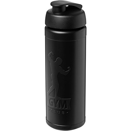 Baseline Rise 750 Ml Sportflasche Mit Klappdeckel , schwarz, HDPE Kunststoff, PP Kunststoff, 23,60cm (Höhe), Bild 1