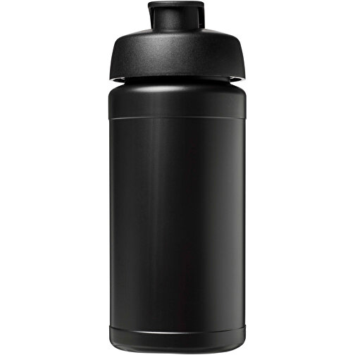 Baseline Rise 500 Ml Sportflasche Mit Klappdeckel , schwarz, HDPE Kunststoff, PP Kunststoff, 18,50cm (Höhe), Bild 2