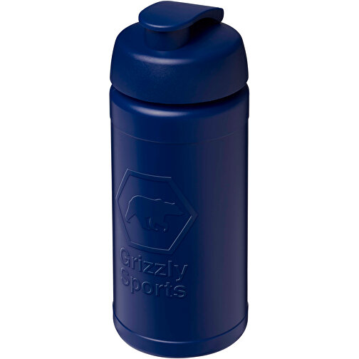 Butelka sportowa Baseline Rise 500 ml z pokrywka typu flip-top, Obraz 1