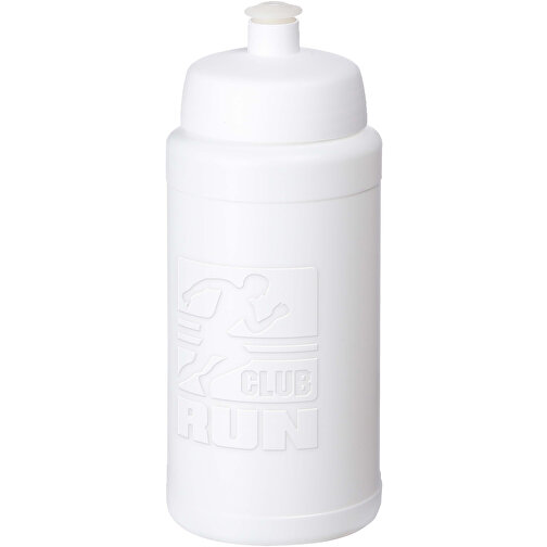 Baseline Rise 500 Ml Sportflasche , weiß, HDPE Kunststoff, PP Kunststoff, 18,50cm (Höhe), Bild 1