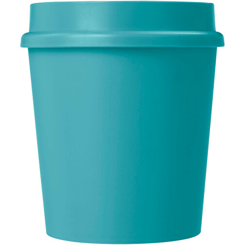 Americano® Switch Renew 200 Ml Becher Mit 360°-Deckel , riffblau, 75% PP Kunststoff, 25% Zuckerrohr Biokunststoff, 10,00cm (Höhe), Bild 3