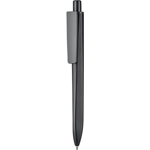 Kugelschreiber RIDGE , Ritter-Pen, schwarz, ABS-Kunststoff, 14,10cm (Länge), Bild 1