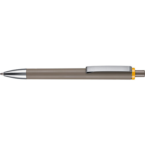 Kugelschreiber EXOS SOFT , Ritter-Pen, sienna, ABS u. Metall, 14,10cm (Länge), Bild 3