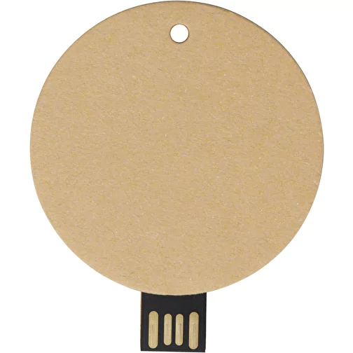 Rundt USB 2.0 af recycled papir, Billede 3