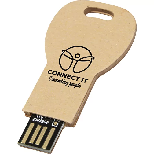 USB 2.0 in carta riciclata a forma di chiave, Immagine 2