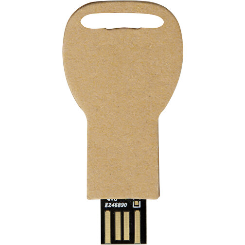 Nyckel USB-minne 2.0 tillverkat av återvunnet papper, Bild 3