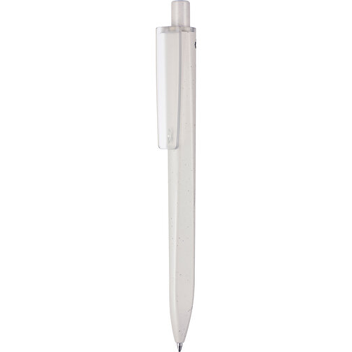 Kugelschreiber RIDGE RECYCLED , Ritter-Pen, grau / transparent, ABS-Kunststoff, 14,10cm (Länge), Bild 1