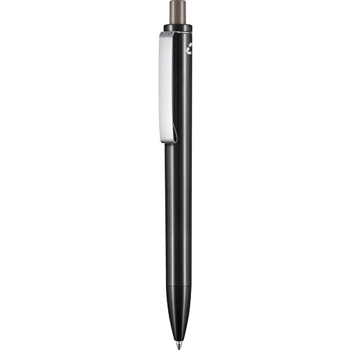 Kugelschreiber EXOS RECYCLED P , Ritter-Pen, schwarz / sienna, ABS u. Metall, 14,10cm (Länge), Bild 1