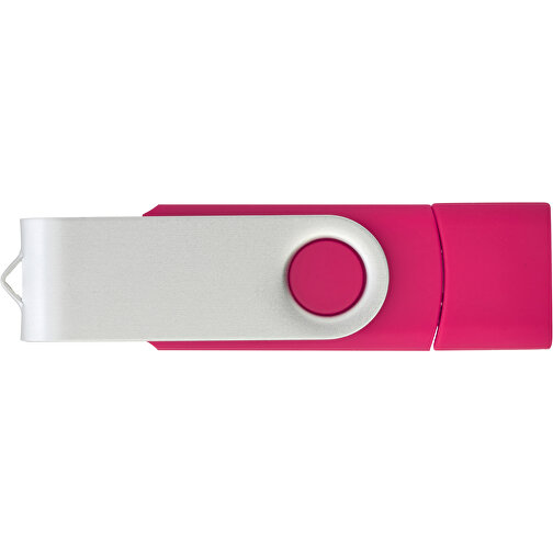 OTG Rotate USB Typ-C Stick , magenta MB , 65 GB , Kunststoff, Aluminium MB , 7,00cm x 1,60cm x 1,00cm (Länge x Höhe x Breite), Bild 5