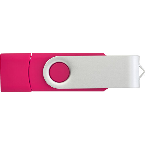 OTG Rotate USB Typ-C Stick , magenta MB , 16 GB , Kunststoff, Aluminium MB , 7,00cm x 1,60cm x 1,00cm (Länge x Höhe x Breite), Bild 4