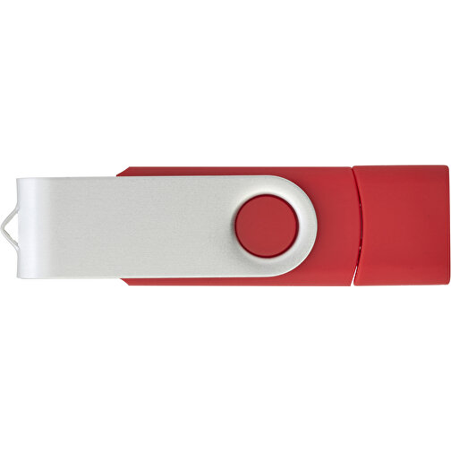 OTG Rotate USB Typ-C Stick , rot MB , 2 GB , Kunststoff, Aluminium MB , 7,00cm x 1,60cm x 1,00cm (Länge x Höhe x Breite), Bild 5