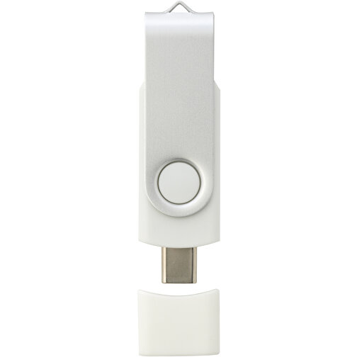 OTG Rotate USB Typ-C Stick , weiss MB , 128 GB , Kunststoff, Aluminium MB , 7,00cm x 1,60cm x 1,00cm (Länge x Höhe x Breite), Bild 6