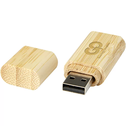 Clé USB 3.0 en bambou avec porte-clés, Image 2