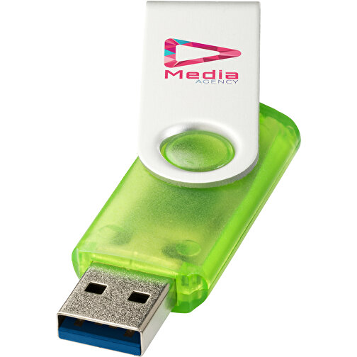 Rotera USB-minne 3.0 transparent, Bild 2