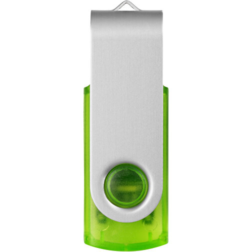 Rotate USB-Stick 3.0 Transparent , grün MB , 16 GB , Kunststoff, Aluminium MB , 5,80cm x 1,90cm x 1,00cm (Länge x Höhe x Breite), Bild 4