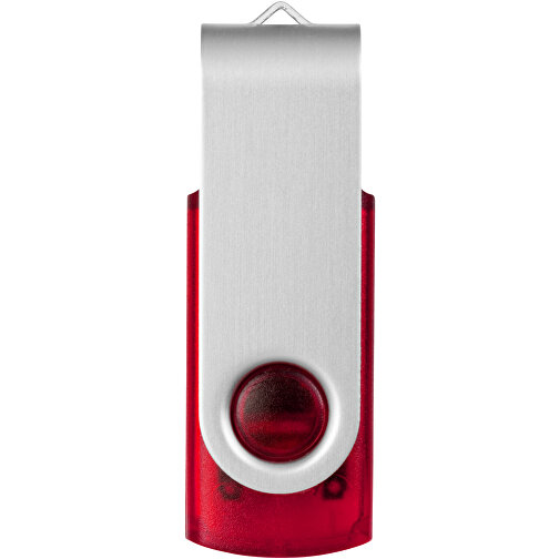 Rotate USB-Stick 3.0 Transparent , rot MB , 32 GB , Kunststoff, Aluminium MB , 5,80cm x 1,90cm x 1,00cm (Länge x Höhe x Breite), Bild 4