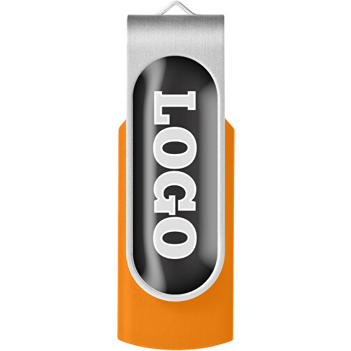 Rotate USB-Stick 3.0 Mit Doming , orange MB , 128 GB , Kunststoff, Aluminium MB , 5,80cm x 1,90cm x 1,00cm (Länge x Höhe x Breite), Bild 4