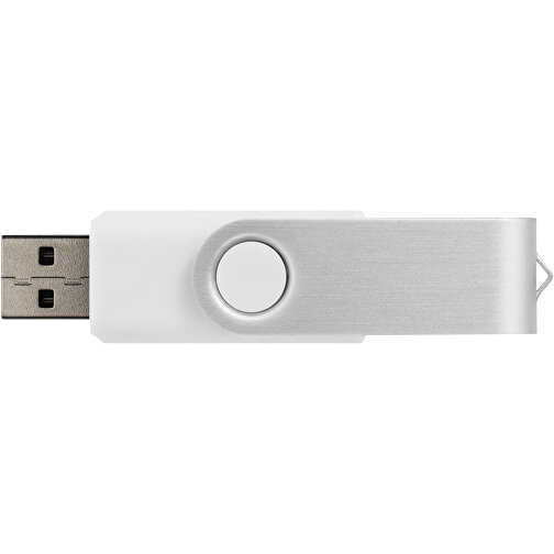 Rotate USB-Stick 3.0 Mit Doming , weiss MB , 32 GB , Kunststoff, Aluminium MB , 5,80cm x 1,90cm x 1,00cm (Länge x Höhe x Breite), Bild 3