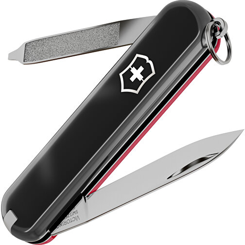 ESCORT - Victorinox Schweizer Messer , Victorinox, Dark Illusion / Style Icon, hochlegierter, rostfreier Stahl, 5,80cm x 0,80cm x 1,80cm (Länge x Höhe x Breite), Bild 1