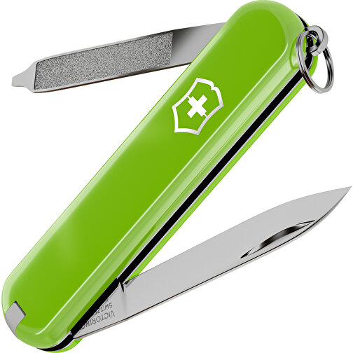 ESCORT - Victorinox Schweizer Messer , Victorinox, Smashed Avocado, hochlegierter, rostfreier Stahl, 5,80cm x 0,80cm x 1,80cm (Länge x Höhe x Breite), Bild 1