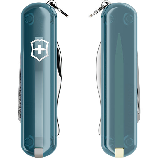 RALLY - Victorinox Schweizer Messer , Victorinox, Sky High, hochlegierter, rostfreier Stahl, 5,80cm x 0,90cm x 2,00cm (Länge x Höhe x Breite), Bild 5