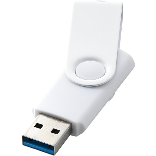 Rotate USB-Stick 3.0 Aus Metall , weiß MB , 32 GB , Kunststoff, Aluminium MB , 5,80cm x 1,90cm x 1,00cm (Länge x Höhe x Breite), Bild 1