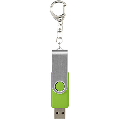 Rotate USB-Stick 3.0 Mit Schlüsselanhänger , limone MB , 65 GB , Kunststoff, Aluminium MB , 5,80cm x 1,90cm x 1,00cm (Länge x Höhe x Breite), Bild 3