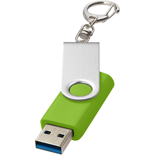 Roterende USB-stick 3.0 med nøglering, Billede 1