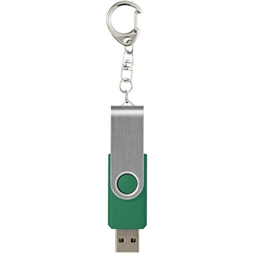 Rotate USB-Stick 3.0 Mit Schlüsselanhänger , grün MB , 128 GB , Kunststoff, Aluminium MB , 5,80cm x 1,90cm x 1,00cm (Länge x Höhe x Breite), Bild 3