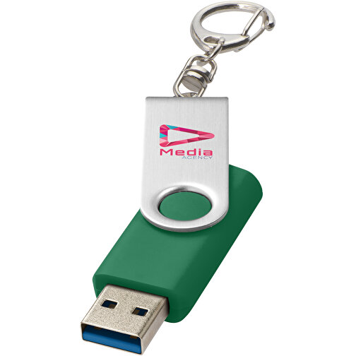 Roterende USB-stick 3.0 med nøglering, Billede 2