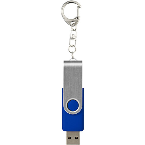 Rotate USB-Stick 3.0 Mit Schlüsselanhänger , royalblau MB , 32 GB , Kunststoff, Aluminium MB , 5,80cm x 1,90cm x 1,00cm (Länge x Höhe x Breite), Bild 3