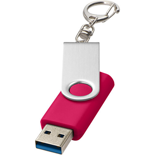 Roterende USB-stick 3.0 med nøglering, Billede 1