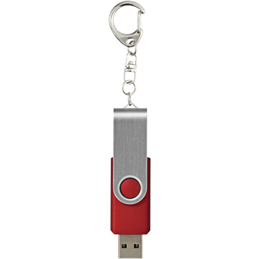 Rotate USB-Stick 3.0 Mit Schlüsselanhänger , rot MB , 128 GB , Kunststoff, Aluminium MB , 5,80cm x 1,90cm x 1,00cm (Länge x Höhe x Breite), Bild 3