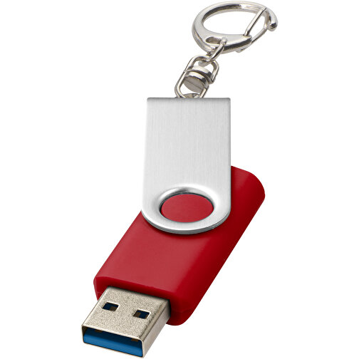 Roterende USB-stick 3.0 med nøglering, Billede 1