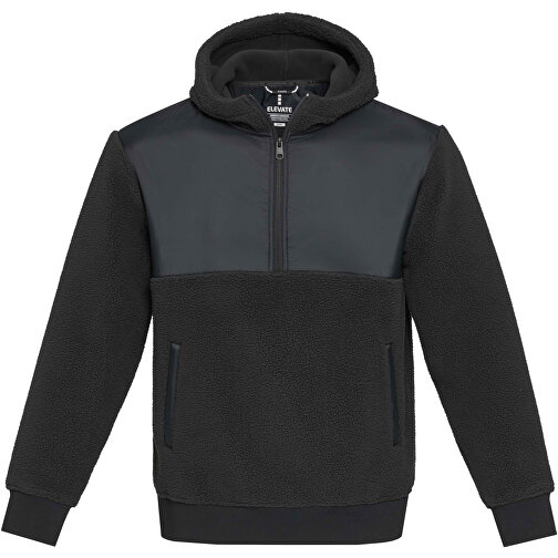 Evans Sherpa Fleecepullover Half-Zip Unisex , schwarz, Sherpa 100% Recyceltes Polyester, L, , Bild 3