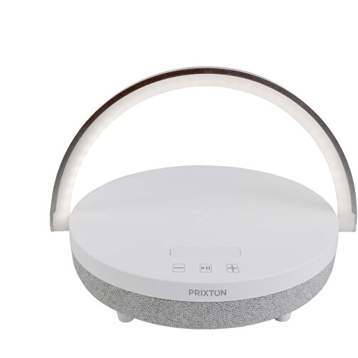 Diffusore Prixton 10W 4-in-1 Bluetooth® con luce LED e stazione di ricarica wireless, Immagine 1