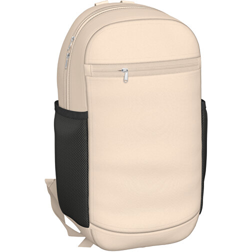 Rucksack Milan , beige, Sublimation-fabric 300g, 15,00cm x 40,00cm x 30,00cm (Länge x Höhe x Breite), Bild 1