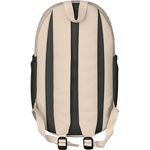 Rucksack Milan , beige, Sublimation-fabric 300g, 15,00cm x 40,00cm x 30,00cm (Länge x Höhe x Breite), Bild 2