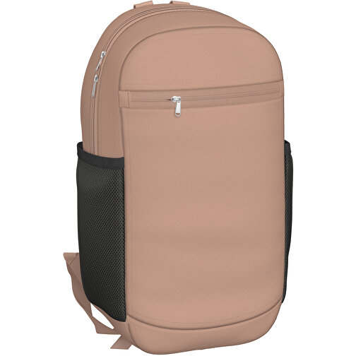 Rucksack Milan , mandelbraun, Sublimation-fabric 300g, 15,00cm x 40,00cm x 30,00cm (Länge x Höhe x Breite), Bild 1