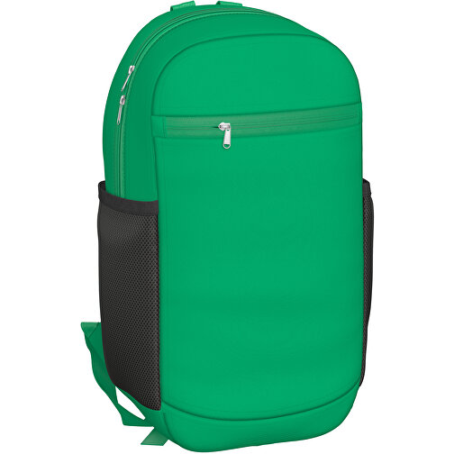 Rucksack Milan , hellgrün, Sublimation-fabric 300g, 15,00cm x 40,00cm x 30,00cm (Länge x Höhe x Breite), Bild 1