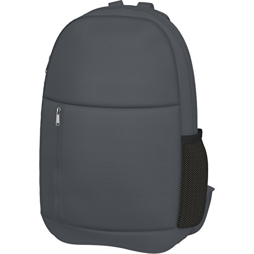 Rucksack Easy , asphaltgrau, Sublimation-fabric 300g, 15,00cm x 40,00cm x 30,00cm (Länge x Höhe x Breite), Bild 1