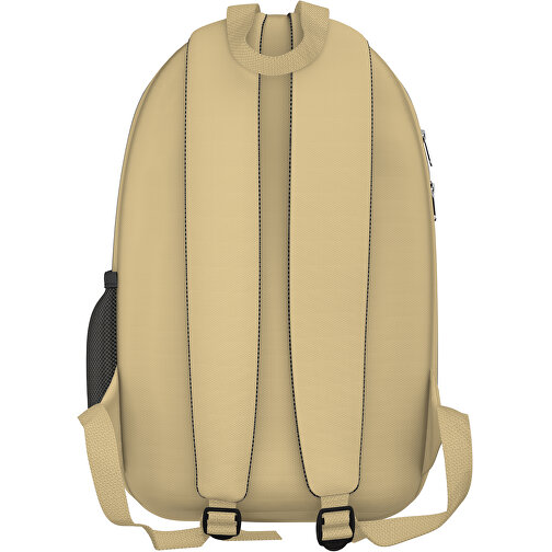 Rucksack Easy , hellbraun, Sublimation-fabric 300g, 15,00cm x 40,00cm x 30,00cm (Länge x Höhe x Breite), Bild 2